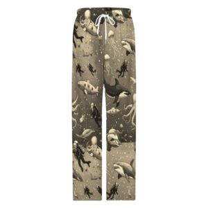 Color Free Undersea Cotton Pajama Pants