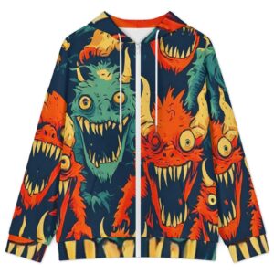 Monster Mashup Full Zip Lightweight Hoodie