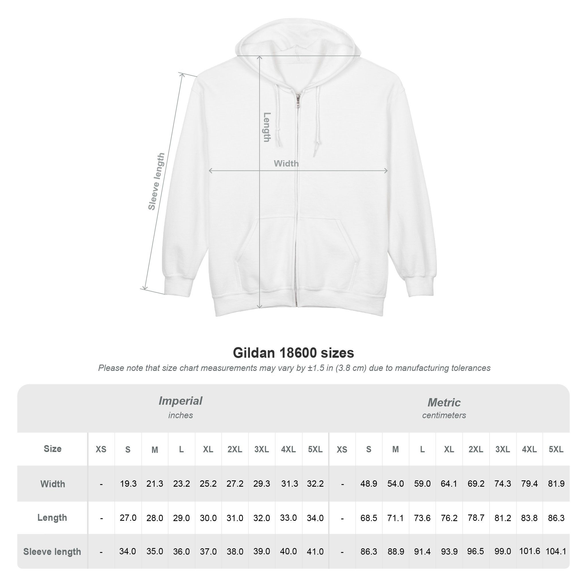 Unisex Heavy Blend™ Full Zip Hooded Sweatshirt - Image 3